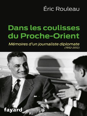 cover image of Dans les coulisses du Proche-Orient